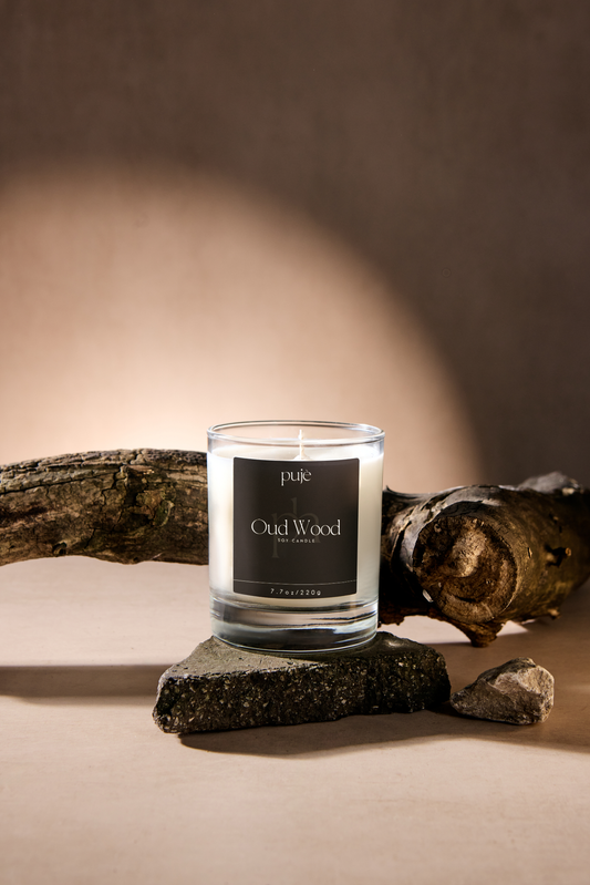 OUD WOOD SOY CANDLE - Pujè