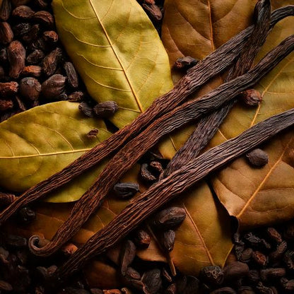 Tobacco Leaves, Tonka Beans and  Vanilla sticks