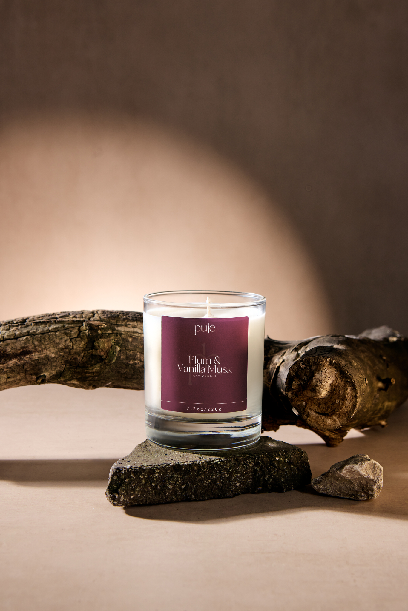 PLUM & VANILLA MUSK SOY CANDLE