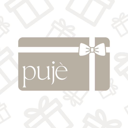 nude e-Gift card with a white ribbon 